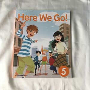 Here We Go! 5 [５年生］(文部科学省検定済教科書 小学校外国語科用) 【ほぼ未使用】