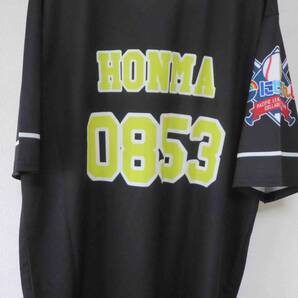 0853黒■新品◆本間ひまわり HONMA 0853番 【パ・リーグ6球団×にじさんじ】ユニフォーム風シャツ ◎コラボ記念■プロ野球観戦