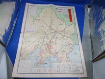 最新満蒙絵図 中国 朝鮮 満州 内蒙古 地図 古地図 古書 古文書 印刷物 ミリタリー 昭和7年 縦53cm 横40cm /40429_画像1