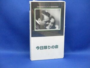 未開封/新品同様　VHS】今日限りの命/ゲーリークーパー 他 字幕スーパー　希少VHS　　90518