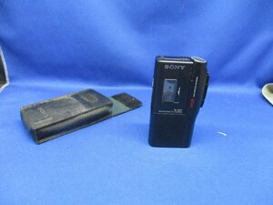 SONY マイクロカセットレコーダー M-527(動作確認済み)(美品)　ケース付き　/61401