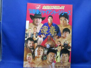 ★1994年 全日本プロレス 新春ジャイアントシリーズ パンフレット★　半券チケット付き　/22307