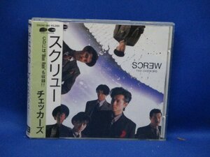 CD/チェッカーズ(藤井フミヤ)「スクリュー(1988年・D32A-0380)」　11714