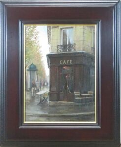 Art hand Auction Hodaka Shinsaku Paris-based painter Koike Masahiro Street Corner Oil painting No. 4, Painting, Oil painting, Nature, Landscape painting