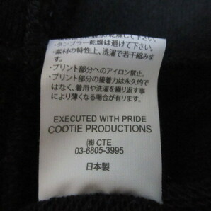 COOTIE PRODUCTIONS クーティー 23aw Open End Yarn Sweat Hoodie JESUS オーバーサイズ パーカー 黒 Lの画像7