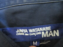 ジュンヤワタナベ　マン JUNYA WATANABE COMME des GARCONS MAN 02SS　名作　アーカイブ 英字　メッセージ　シャツ M_画像3