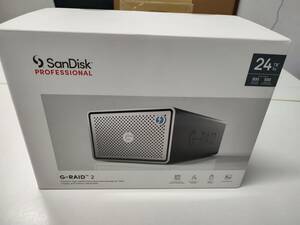 Sandisk Professional 24TB 外付けHDD G-RAID 2 with Thunderbolt 3 RAID搭載 Mac/Windows対応 SDPH62H-024T-SBAAD 新品未開封