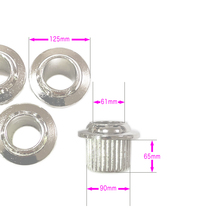 Klusonスタイル　６連　手締めロック式ペグ　ニッケル　ストラト/テレなどに_画像5