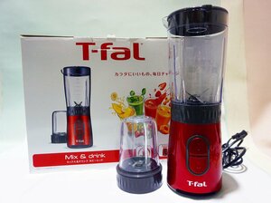 【質Banana】中古品!T-fal/ティファール BL1325JP ミックス＆ドリンク ルビーレッド 2017年製 ミキサー♪.。.:*・゜