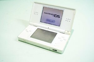 【質Banana】中古動作品!!! Nintendo/任天堂 DSLite ホワイト 現状品 通電・簡易動作確認済み♪.。.:*・゜①