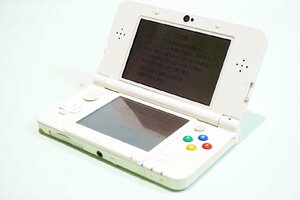 【質Banana】中古・簡易動作確認済み品!! Nintendo/任天堂 New3DS ポータブルゲーム機 ホワイト 現状渡し♪.。.:*・゜②