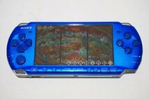 【質Banana】中古・動作品!!! SONY/ソニー ポータブルゲーム機 PSP3000 ブルー 通電・簡易動作確認済み♪.。.:*・゜⑪_画像1