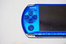 【質Banana】中古・動作品!!! SONY/ソニー ポータブルゲーム機 PSP3000 ブルー 通電・簡易動作確認済み♪.。.:*・゜⑪_画像3