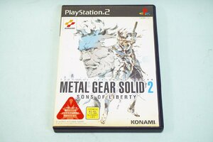 【質Banana】中古レア物!KONAMI/コナミ METAL GEAR SOLID2 SONS OF LIBERTY PS2 プレイステーション2 現状渡し♪.。.:*・