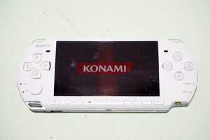 【質Banana】中古・動作品!!! SONY/ソニー ポータブルゲーム機 PSP3000 ホワイト 通電・簡易動作確認済み♪.。.:*・゜⑬