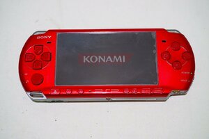 【質Banana】中古・動作品!!! SONY/ソニー ポータブルゲーム機 PSP3000 レッド 通電・簡易動作確認済み♪.。.:*・゜⑭