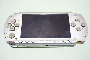 【質Banana】ジャンク!!! SONY/ソニー ポータブルゲーム機 PSP1000 シルバー ♪.。.:*・゜