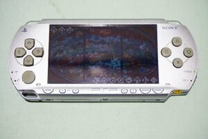 【質Banana】動作品!!! SONY/ソニー ポータブルゲーム機 PSP1000 シルバー 通電・簡易動作確認済み♪.。.:*・゜①