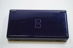 【質Banana】中古品 Nintendo/任天堂 UJF13984498 DS Lite エナメルネイビー 簡易動作確認済み 現状渡し♪.。.:*・゜