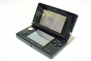 【質Banana】中古・簡易動作確認済み品!!!Nintendo/任天堂 3DS ポータブルゲーム機 クリアブラック 現状渡し⑧