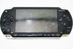 【質Banana】ジャンク!!! SONY/ソニー ポータブルゲーム機 PSP1000 ブラック 部品取りに ♪.。.:*・゜