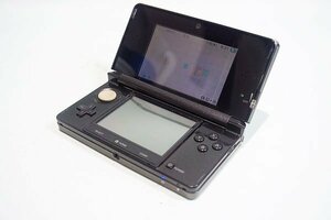 【質Banana】中古・簡易動作確認済み品!!!Nintendo/任天堂 3DS ポータブルゲーム機 ブラック 現状渡し⑥
