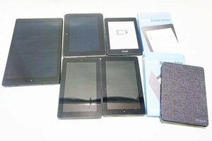 【質Banana】ジャンク品! Amazon/アマゾン Kindle まとめ売り 5台セット 電子書籍リーダー ケース付き 部品どりに♪