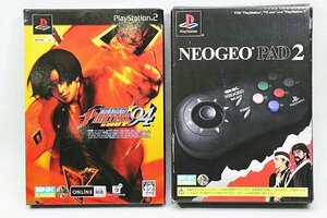 【質Banana】現品限り！ザ・キング・オブ・ファイターズ ‘94 RE-BOUT NEOGEO PAD2 PS2 ソフト コントローラー プレステ2 特典付き♪