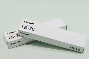 【質Banana】現状品/未使用保管品 Canon LB-70 リチウムイオンバッテリー 2本 モバイルプリンター用 キヤノン 現品限り♪