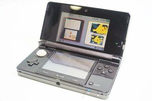 【質Banana】中古・簡易動作確認済み品!!!Nintendo/任天堂 3DS ポータブルゲーム機 ブラック 現状渡し②