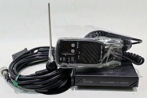 【質Banana】ICOM/アイコム HM-143 IC-UM20 スピーカーマイク 無線電話装置 通電確認のみ 現品限りD♪