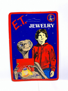 【質Banana】新品未使用 デッドストック E.T 80's オリジナルバッジ 当時物 レトロ ビンテージ 映画グッズ アメリカ雑貨♪B