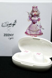 【質Banana】中古 NAIN/ネイン NA16 ZEENY Light×健屋花那 コラボ ワイヤレスイヤホン にじさんじ 受注限定♪