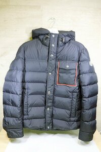 【質Banana】中古 MONCLER/モンクレール PREVOT GIUBBOTTO ダウン サイズ1 ネイビー ハンガー付き アウター ジャンパー♪