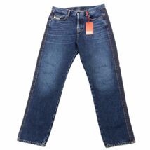 新品 定価3万5000円●DIESEL ディーゼル デニム パンツ ジーンズ ダメージ加工 ヴァイカー インディゴ ストレート 2020D-VIKER-SP6 メンズ_画像1