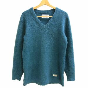 完売 定価31,900円◆WACKO MARIA ワコマリア 18FW Vネックモヘア セーター ニット スーパーキッドモヘア混 メンズ