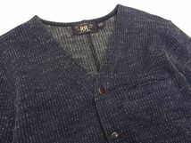 極美品 定価40,600円◇RRL Cotton-Blend Fleece Cardigan ビーチクロス カーディガン ダブルアールエル/ラルフローレン ジャケット メンズ_画像4