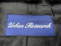 ◇URBAN RESEARCH レザーパーカージャケット ブルゾン 革ジャン アーバンリサーチ 激シブ IDEALジッパー ダークブラウン メンズ_画像7