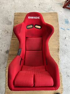 BRIDE bride full bucket seat ZETAⅢ red back rest with cover 