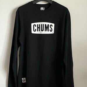 ★送料無料！CHUMS チャムス 厚手コットン　ロングTシャツ 黒★M