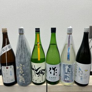 N7　一升瓶6本　各蔵の最新詰め又は飲み頃のお酒　