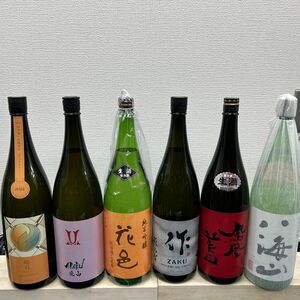 P1　一升瓶6本　各蔵の最新詰め又は飲み頃のお酒　