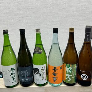 P6　一升瓶6本　各蔵の最新詰め又は飲み頃のお酒　