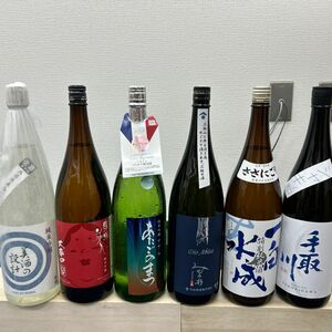 R9　一升瓶6本　各蔵の最新詰め又は飲み頃のお酒　