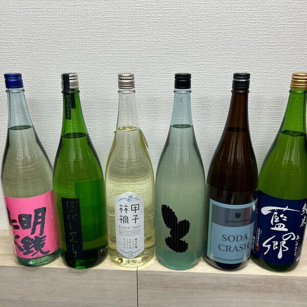 W2　一升瓶6本　各蔵の最新詰め又は飲み頃のお酒　