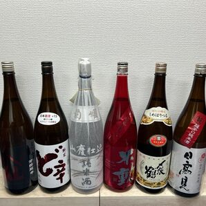 W11　一升瓶6本　各蔵の最新詰め又は飲み頃のお酒　