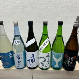 夏酒セット　X7　一升瓶6本　各蔵の最新詰め又は飲み頃のお酒　