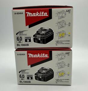 【未使用/領収書可】マキタ BL1860B リチウムイオンバッテリー 2個 セット 18V 6.0Ah makita 純正