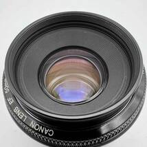 【美品】CANON キャノン LENS EF 50mm F1.8 Ⅱ 単焦点レンズ 標準レンズ 一眼レフカメラ用レンズ AF 箱付_画像5