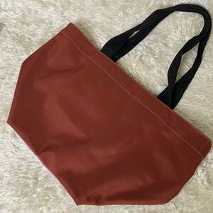  Herve Chapelier boat shape tote bag L size red × pink high capacity 